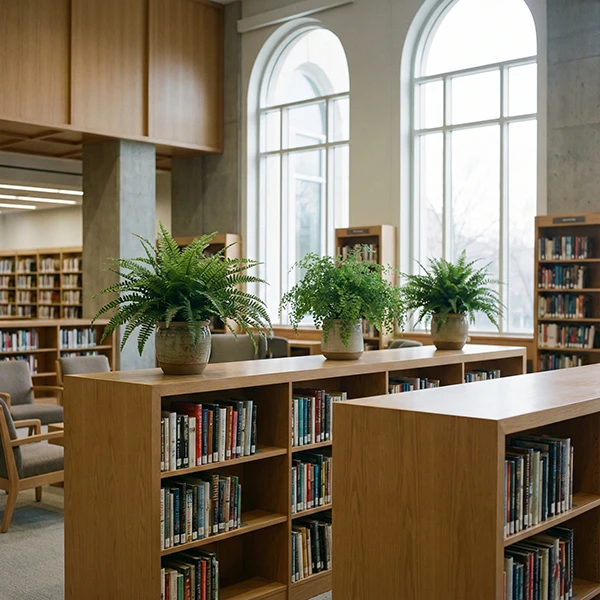 Artificial Plants for Library