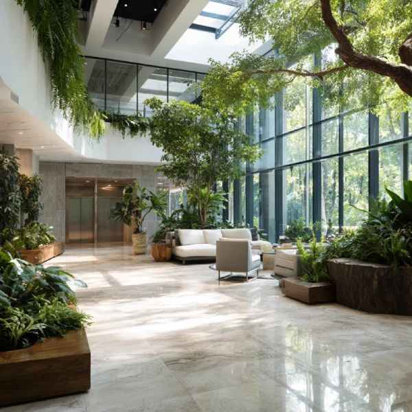 Office Lobby Greenery