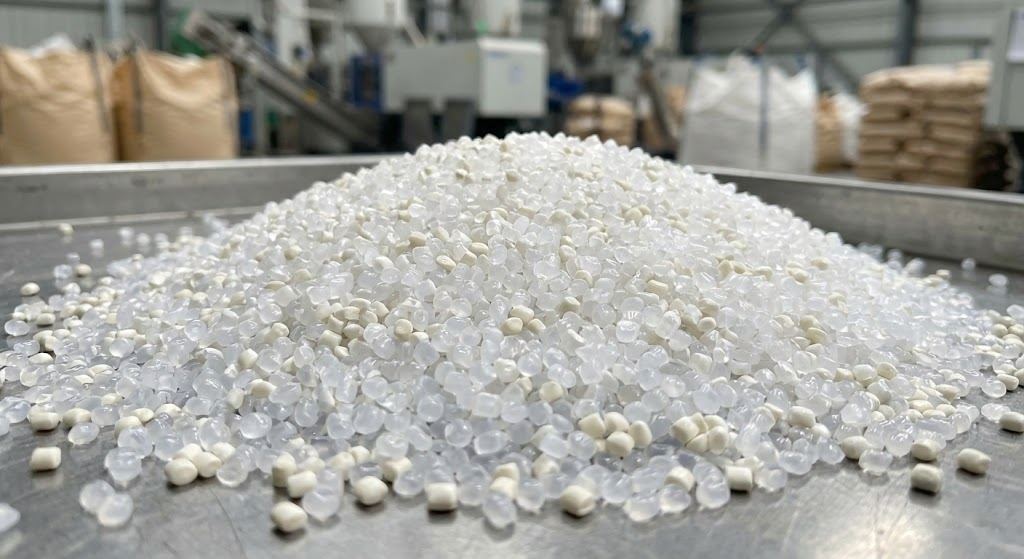 Virgin PE Granules mixed with UV Stabilizers