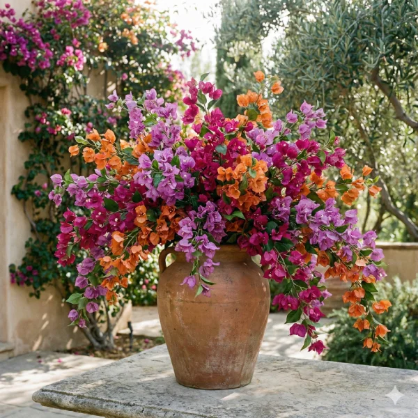 artificial bougainvillea detail