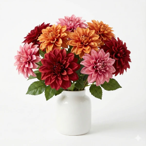 artificial dahlia flowers